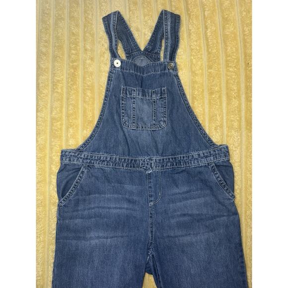 Girls The Children’s Place Overall Shorts Shortfalls Denim Blue 10 - Picture 2 of 7